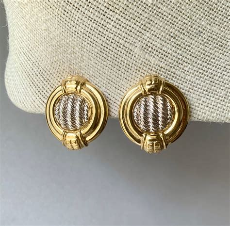 givenchy necklace earrings|vintage givenchy clip on earrings.